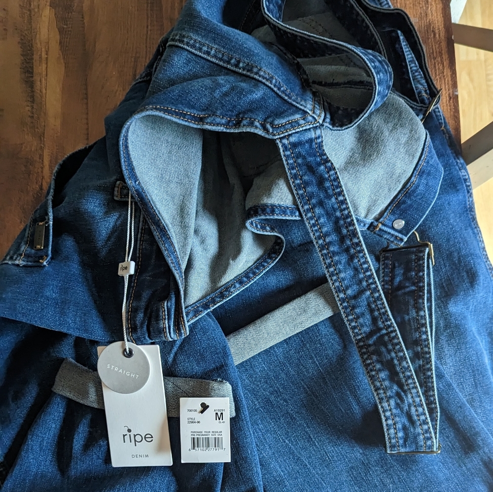 RIPE Maternity Overalls- M